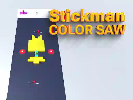 Igra Stickman Color Saw online
