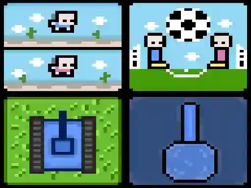 Igra 4 Games For 2 Players online