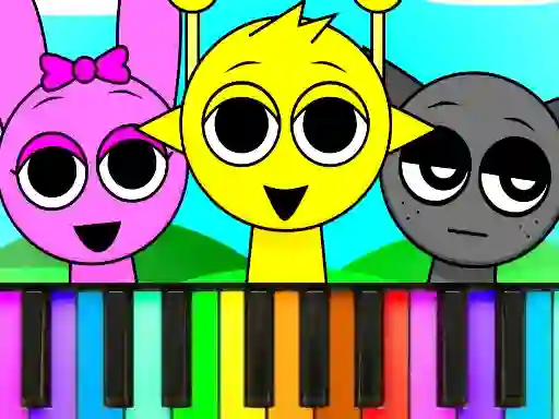 Igra Sprunki Piano Explorer online