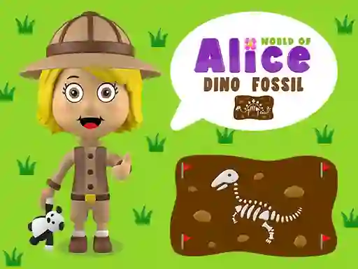 Igra World of Alice Dino Fossil online