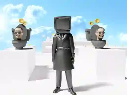 Igra Skibidi Toilet Parkour run online