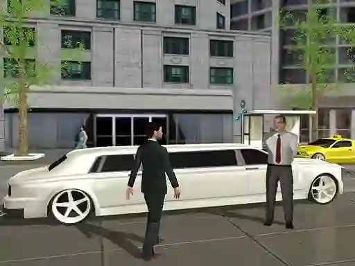 Igra Limo Taxi Driving Simulator: Limousine Car Games online