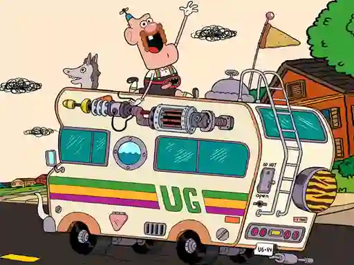 Igra Uncle Grandpa Hidden online