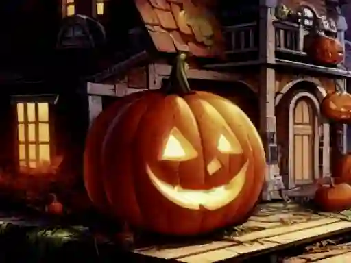 Igra Halloweem Pumpkin Adventure online