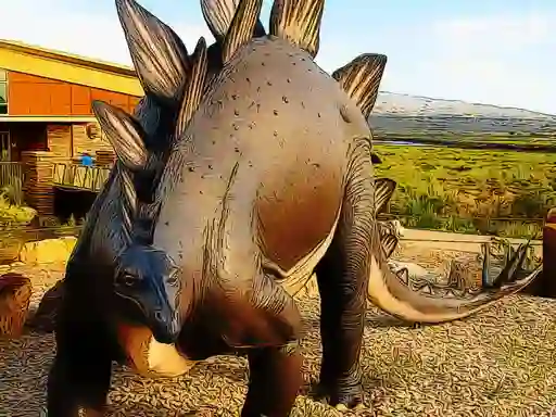 Igra Stegosaurus Dinosaur Jigsaw online
