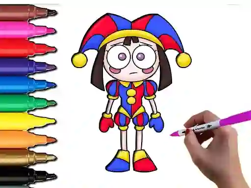 Igra Pomni Coloring Time online