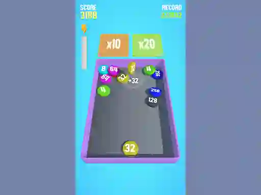 Igra Draughts 2048 online