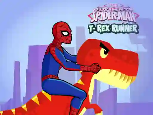 Igra Spiderman T-Rex Runner online