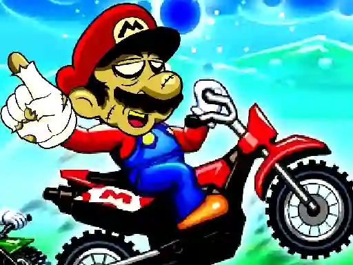 Igra Super Mario Halloween Wheelie online