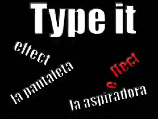 Igra Type it online