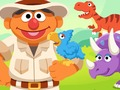 Igra 123 Sesame Street: Erniejeva dnevna njega dinosaura  online