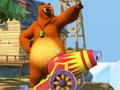 Igra Grizzy i Lemmings: Die Kanone  online