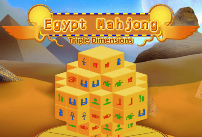 Igra Mahjong Egypt Trostruke veličine  online