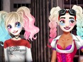 Igra Harley Quinn Studio za kosu i šminku online