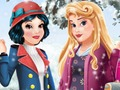 Igra Aurora i Snjeguljica Zimska moda  online