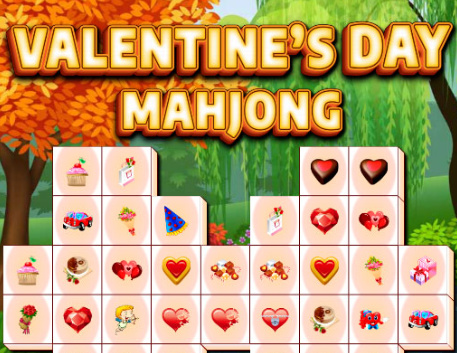 Igra Mahjong za Valentinovo  online
