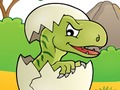 Igra Dino bojanje igre  online