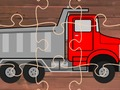 Igra Puzzle za djecu s kamionima  online