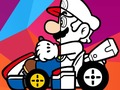Igra Mario Vožnja bojanka  online
