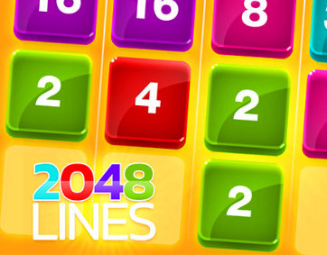 Igra 2048. Linije  online