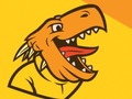 Igra Bojanje dinosaura ratnika  online