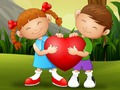Igra Kotač s mjehurićima za Valentinovo  online