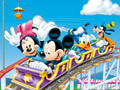 Igra Mickey u rollercoasteru - Postavite blokove  online