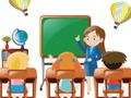 Igra Natrag u školu zagonetka  online