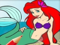 Igra Igra bojanje princeze sirena  online