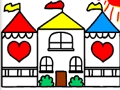 Igra Povratak u školu Knjiga bojanja DOLLHOUSE  online