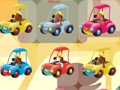 Igra Oduševljeni štenad u automobilima Match 3  online