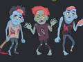 Igra Bojanje zombija i kostura  online
