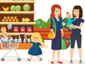 Igra Sretni Shopping Jigsaw  online