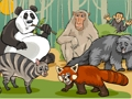 Igra Safari za divlje životinje Pet razlika  online
