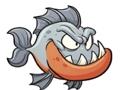 Igra Slatke slagalice Piranha  online
