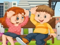 Igra Razlike u javnom parku  online