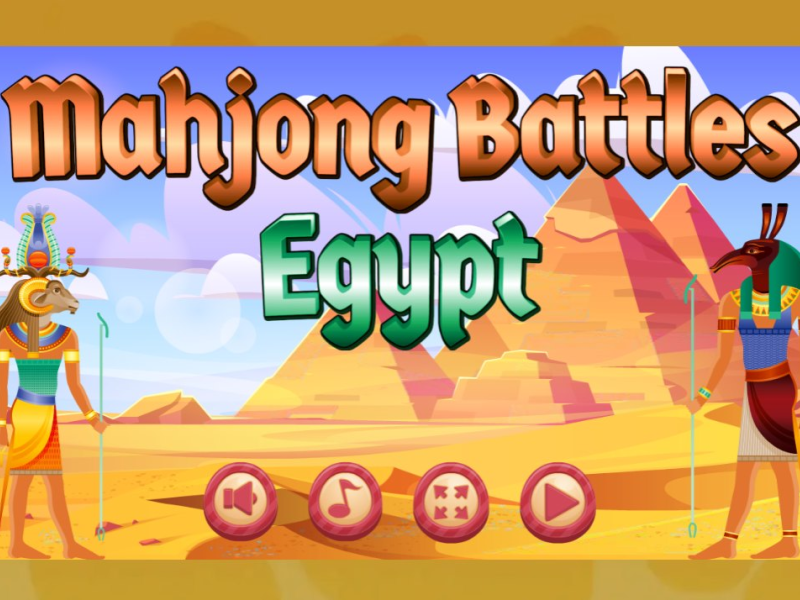 Igra Mahjong se bori s Egiptom  online