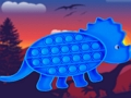 Igra Dinosaur pop it jigsaw online
