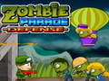 Igra Obrana zombi parade  online