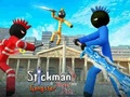 Igra Stickman policija protiv gangstera Street Borba online