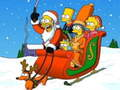 Igra Božićna slagalica Simpsons  online