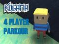 Igra Kogama Parkour za 4 igrača  online