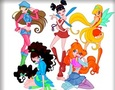 Igra WINX klub bojanje  online