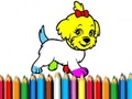 Igra Povratak u školu: Doggy bojanka  online