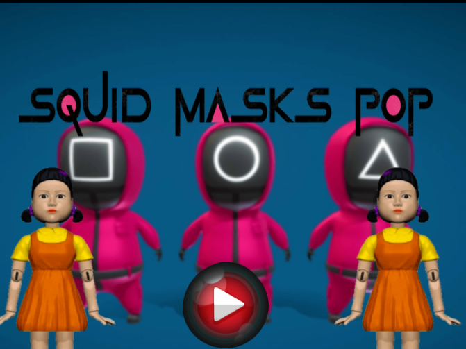 Igra Pop maske od lignji  online