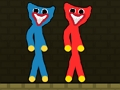 Igra Crveno-plavi Stickman Huggy  online