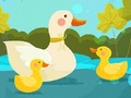 Igra Majka patka i pačići Jigsaw  online
