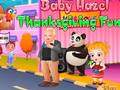 Igra Baby Hazel. Zabava za Dan zahvalnosti  online
