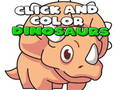 Igra Kliknite i obojite dinosaure  online
