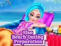 Igra Priprema za izlazak na plažu Elsa  online